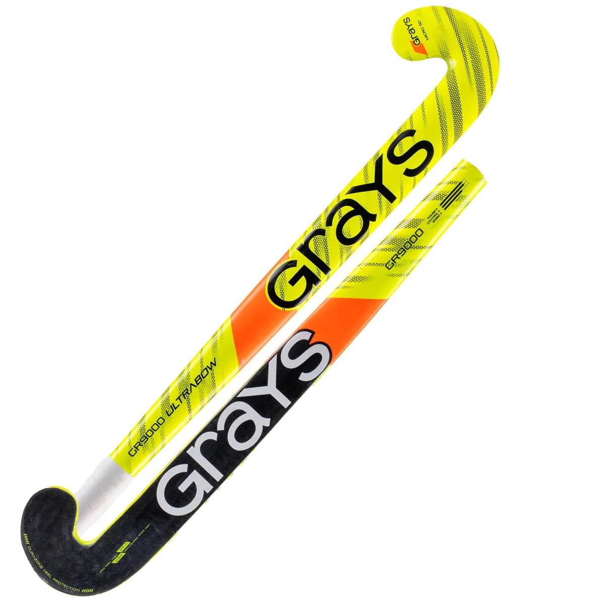 Grays GR9000 Ultrabow 2022/2023 Field Hockey Stick with Free Chamois Grip (37.5 Inches)