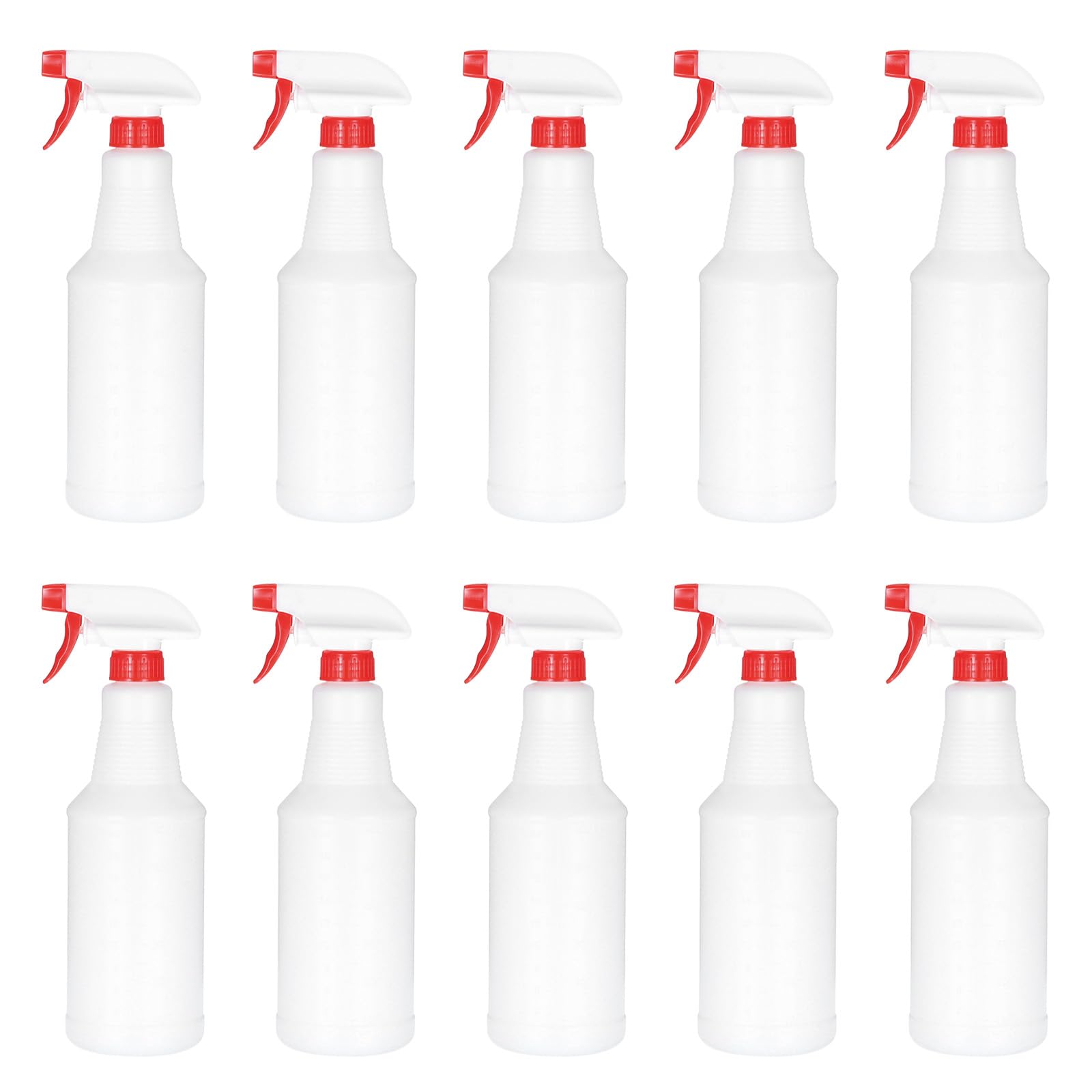 Botellas de spray plásticas para soluciones de limpieza del hogar y plantas