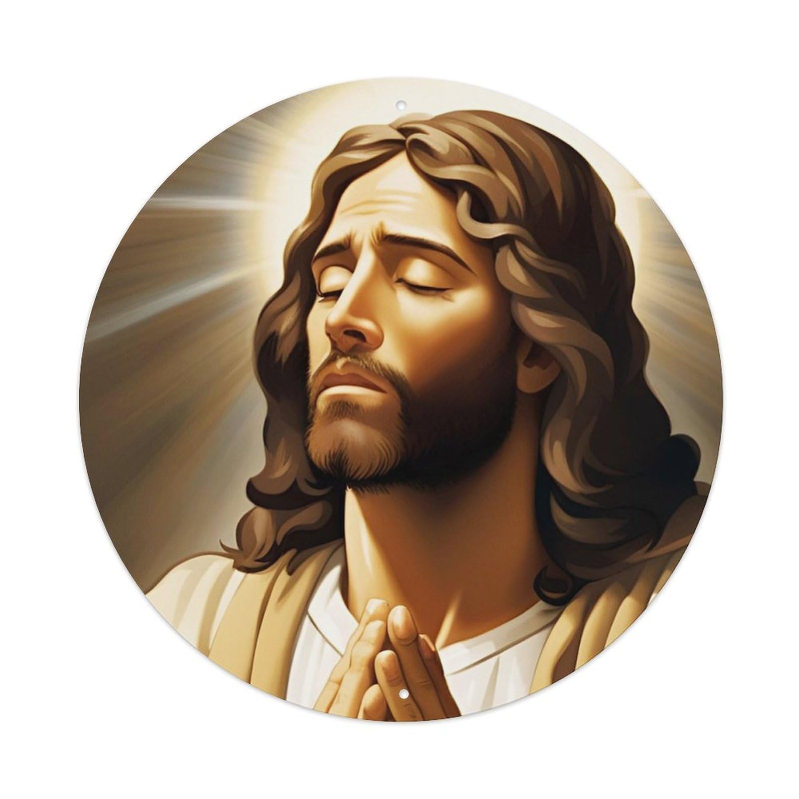 Christian Jesus Religious Metal Tin Sign