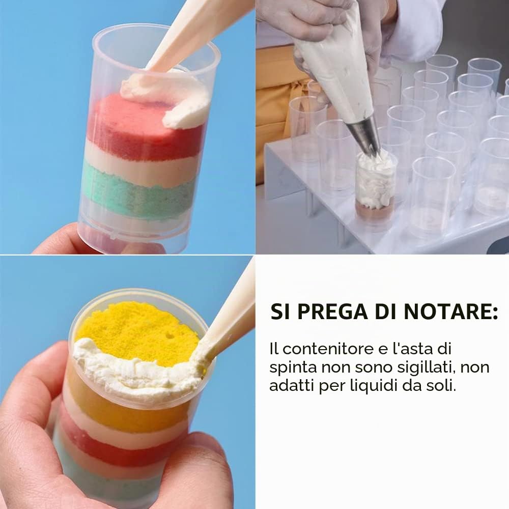 Set da 12 scatole per cake pop con vassoio, supporto per stampi per torte, per dolcetti, dessert, snack