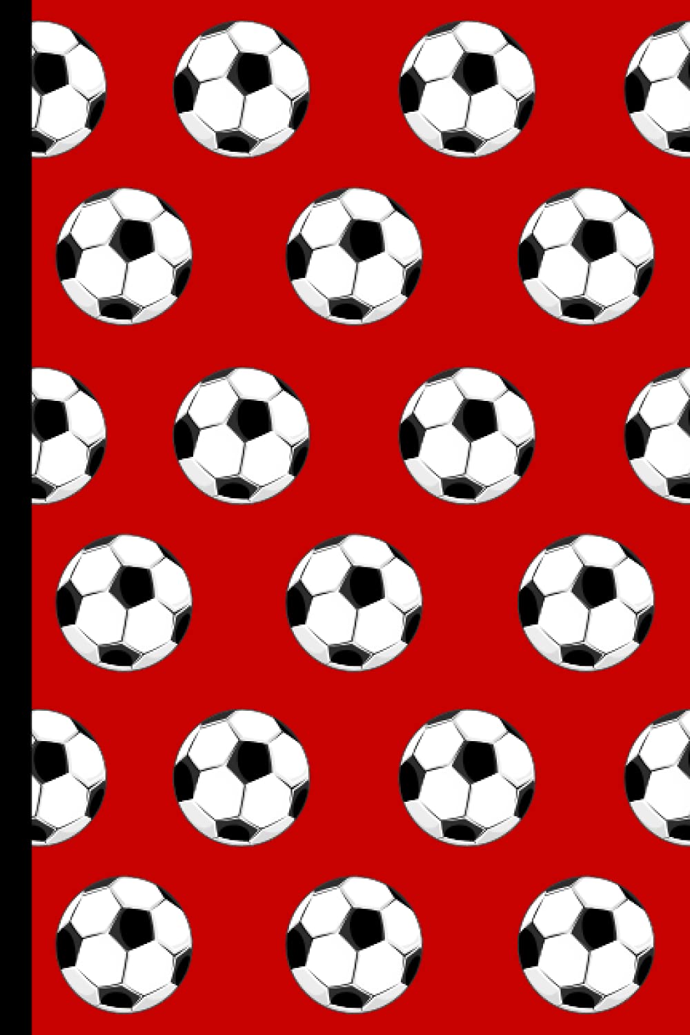 Football Notebook Lined Notepad Journal Diary Jotter in Manchester United Red | 100 pages | 6"x9" | 6x9 inches