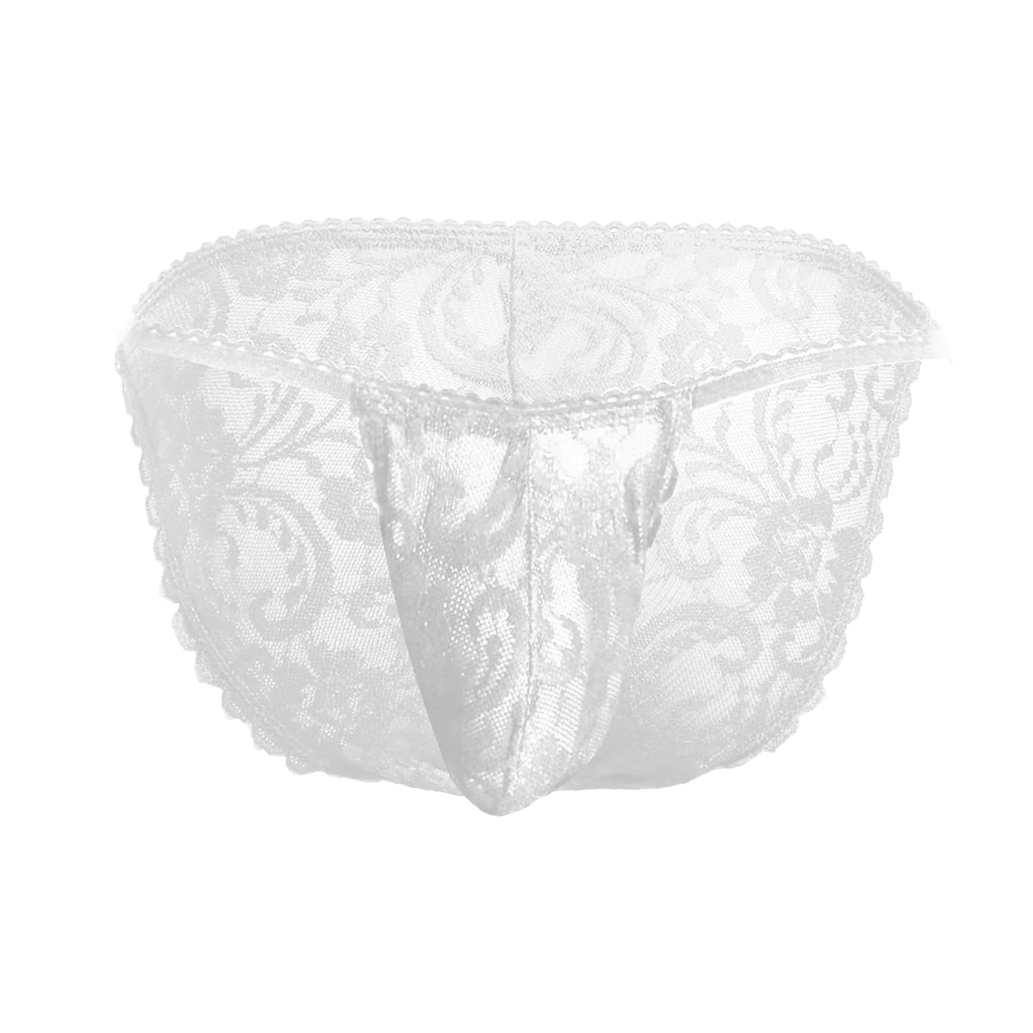 Mens Thongs Underwear I Solid Lace, Half Coverage