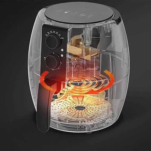 Miniatura 4 de TERCAN Air Fryer 4.5L Non-Stick Multifunction Digital Gas Air Fryer Heated Rapid Air Kitchen Deep Fryer airfryer Kitchen Smart Oven Cooker Fryer