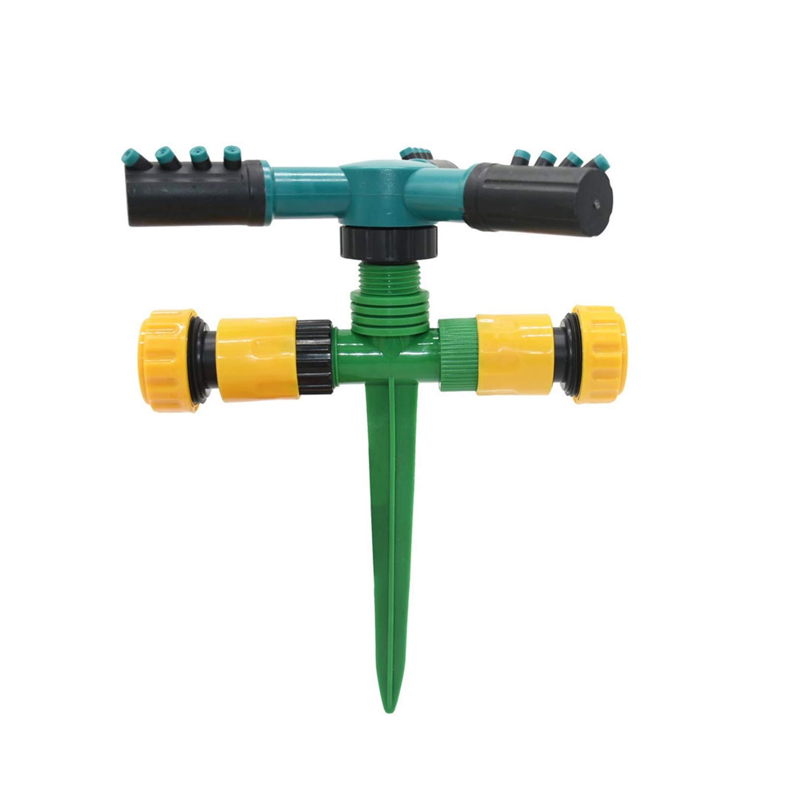 Irrigation de pelouse automatique avec arroseur rotatif 3 bras