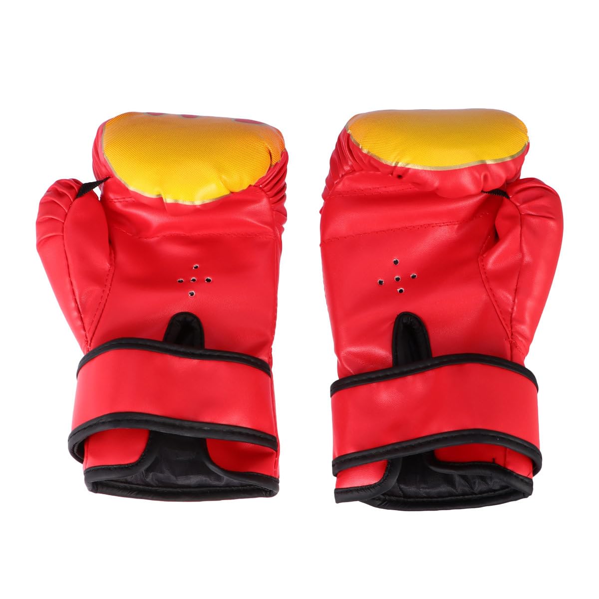 Guantes de boxeo de PU para niños con protección de muñeca ajustable 8