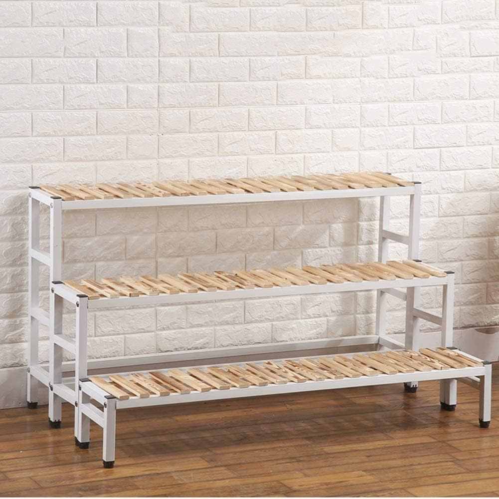 Amazon.com: Wooden 3 Tier Plant Stand Flower Pots Display Storage Rack ...