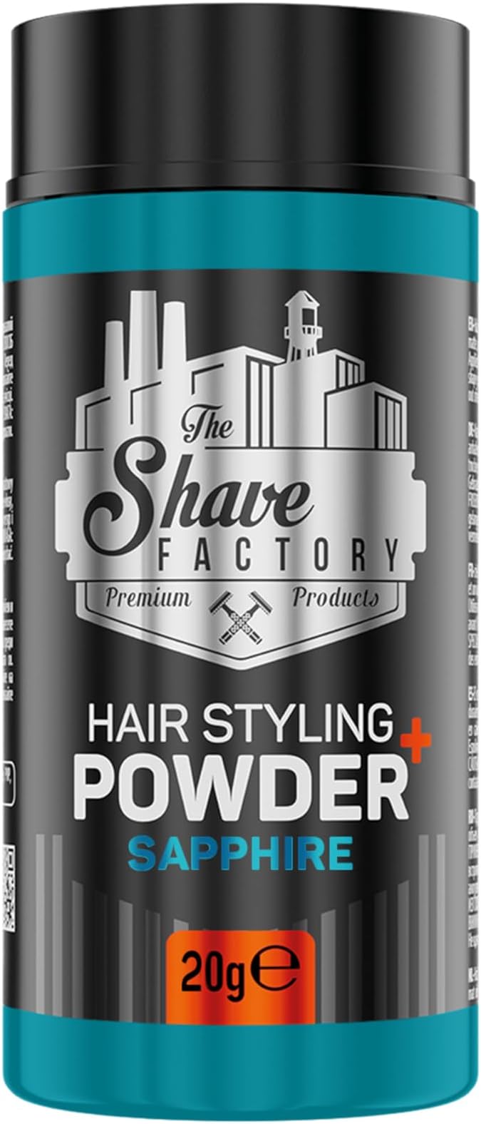 the shave factory Sapphire Hair Styling Powder (20g) - Powder Wax, Volumizing Powder for Hair with Matt Effect for Women & Men