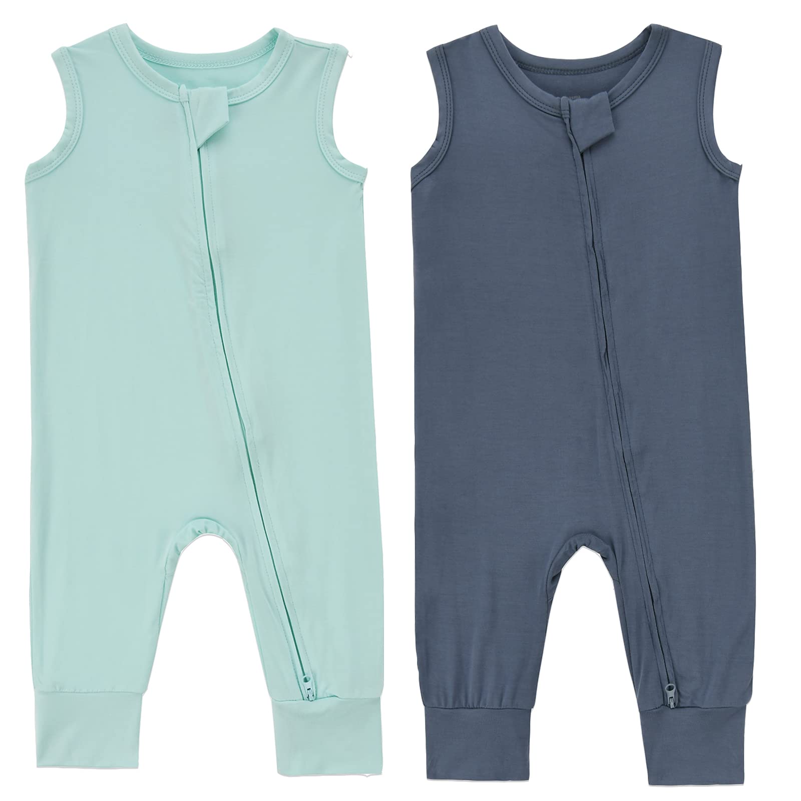 Aablexema Sleeveless Footless Romper