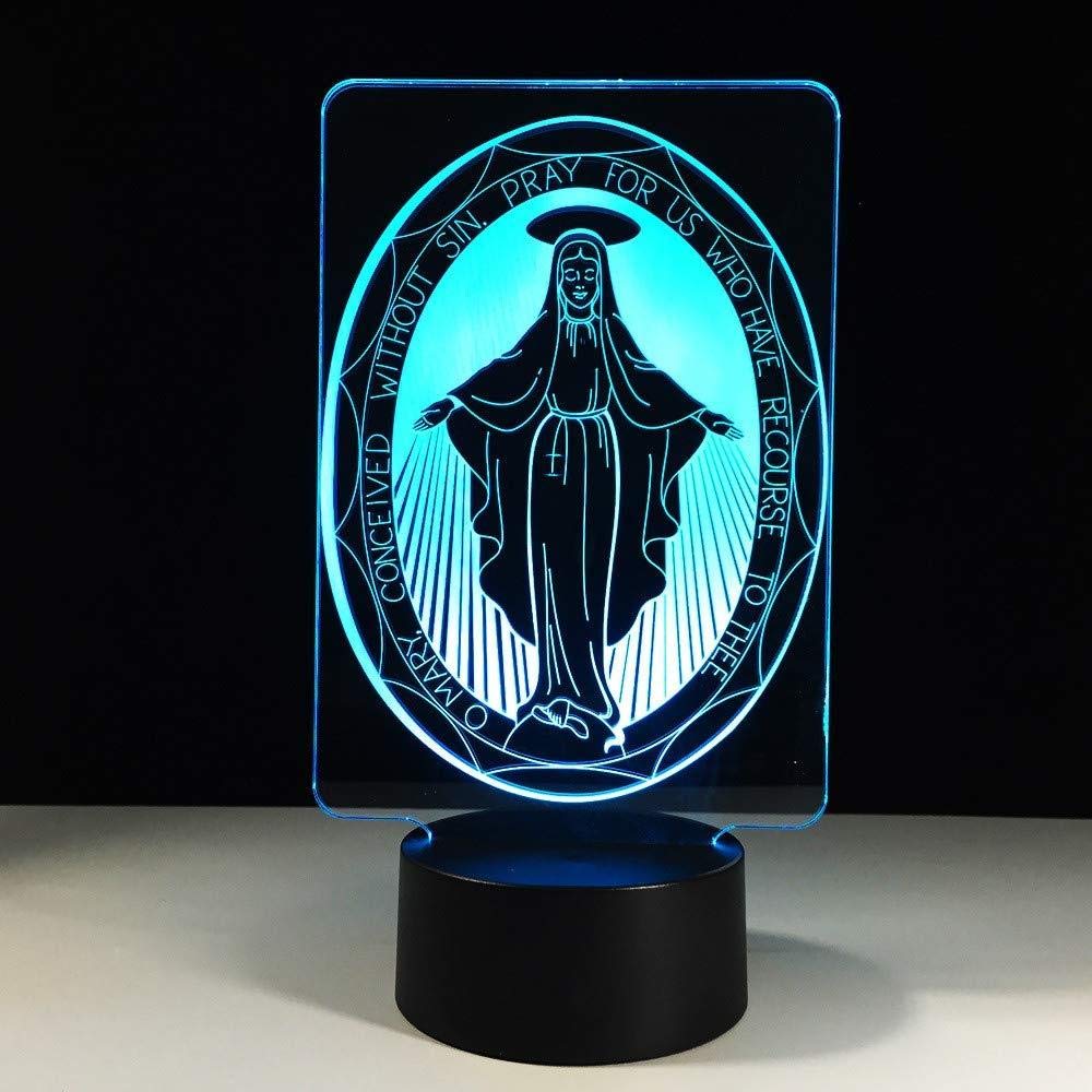 3D Illusion Night Light Bluetooth Smart Control 7&16M Color Mobile App Led Vision Baby Bedroom Sleep Innovation Christm Table theatmosphere Decor Good Luck Acrylic Bedside