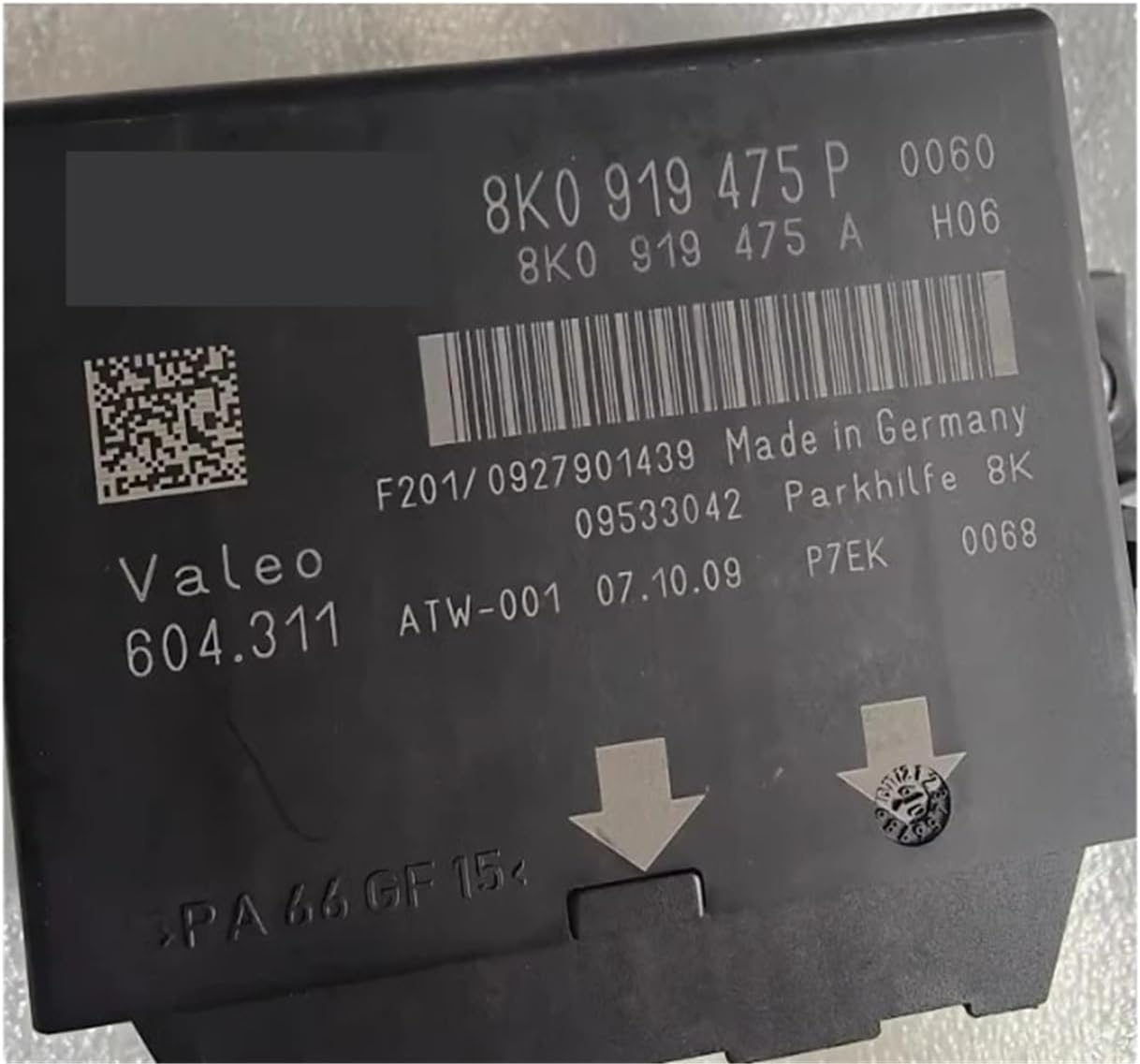 1pcs 8K0919475P 8K0 919 475 P 8K0919475F 8K0 919 475 Reverse Radar Control Module(8K0919475F-1pcs)