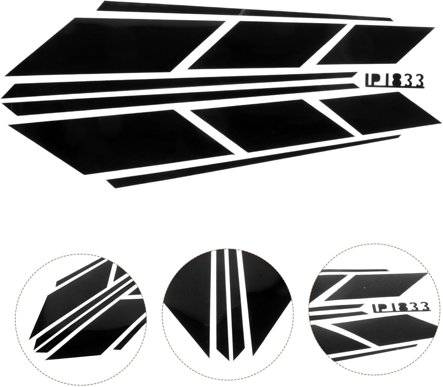 GLEAVI 2sheets Motorcycle Gas Tank Decal Stickers of Easy Application Motorcycle Accessories for Stylish Decoration and Motorbike