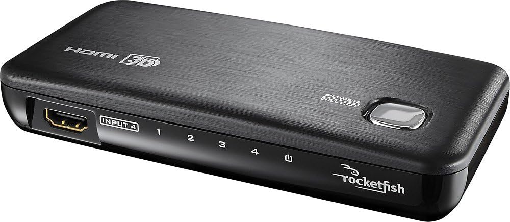 Rocketfish RF-G1185 4-Port HDMI Selector