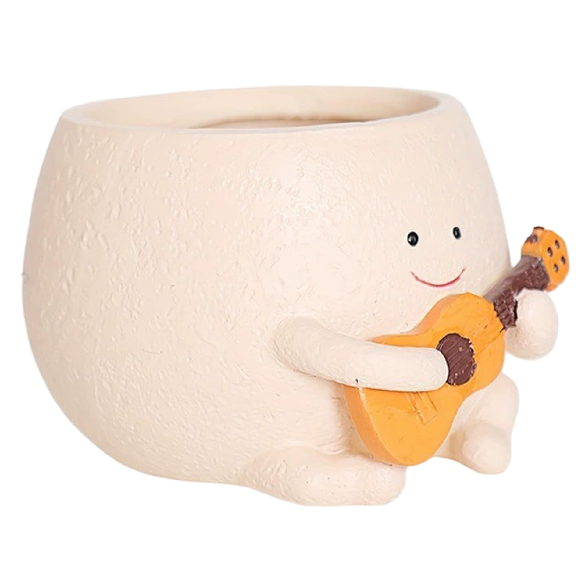 Whyzsjnclg Cute Plant Pots Funny Face Planter with Smile Drainage Hole for Indoor Plants Garden Desk