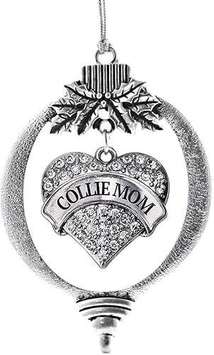 Miniatura 115 de Inspired Silver Adornos festivos de dije de corazón pave de plata con circonitas cúbicas