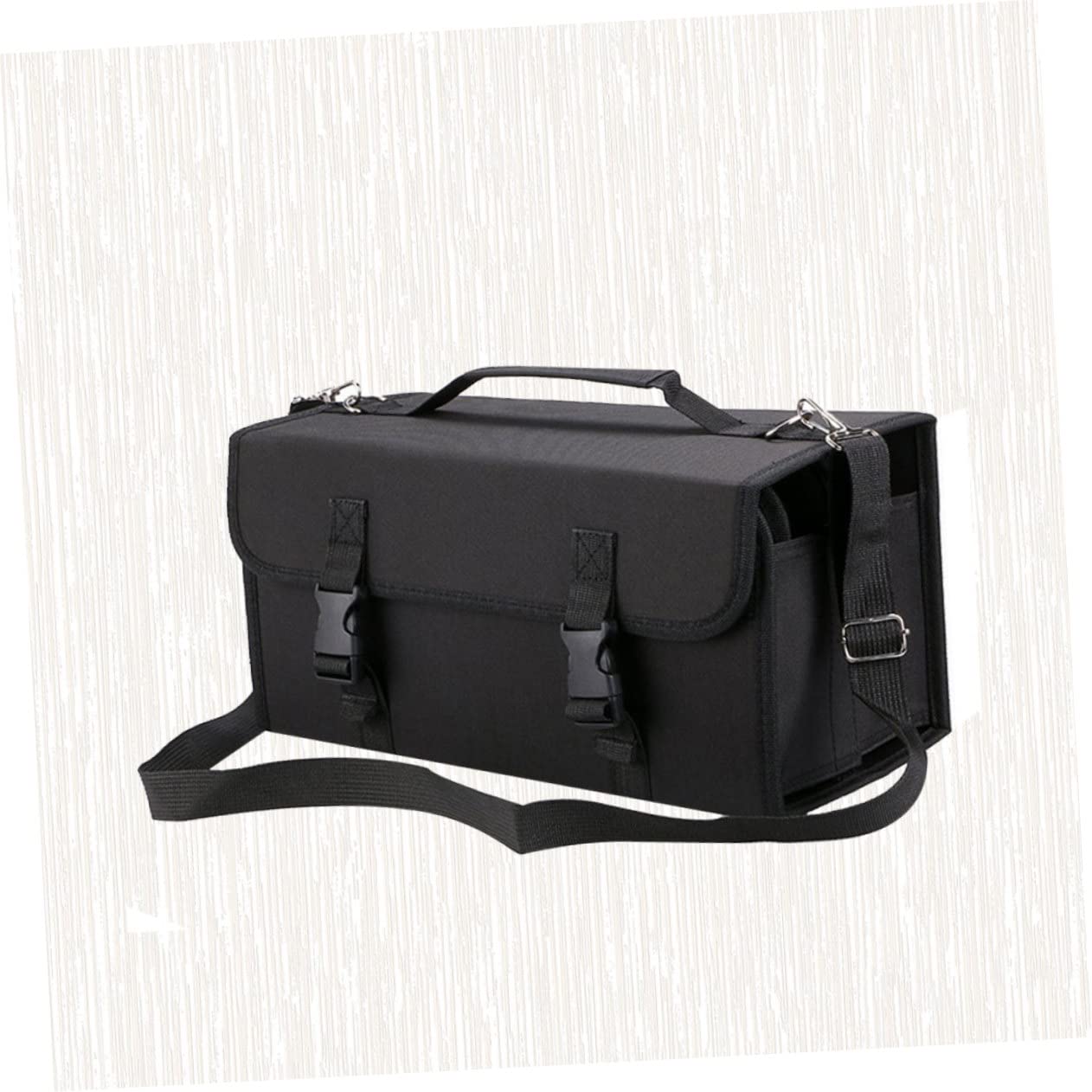 NUOBESTY Custodia Per Pennarelli Da Scomparti Con Tracolla Custodia Ad Alta Capacità Con Borsa Con Cerniera Organizzatore Per Penne e Rossetti