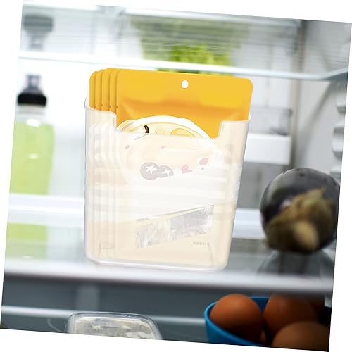 Miniatura 4 de Cabilock Contenedores organizadores de refrigerador de plástico transparente para colgar accesorios de cocina