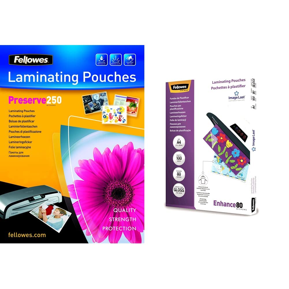 Lot De 3 Pochettes Réutilisables Pour Plastifieuse - 2 Pour Plastification (80 Et 125 Microns), 1 Pour Application De Feuille
