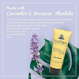 The Naked Bee Lavender & Beeswax Absolute Hand and Body Lotion, 6.7oz - 2 Pack