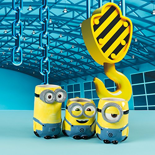 Zak Designs Despicable Me Kevin Minion 3D Sculpted Ceramic Coffee Mug For Hot Drinks, 14 Oz #TOP2