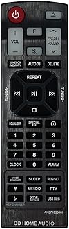 AKB74955362 Replacement Remote fit for LG Mini Hi-Fi System XBOOM CK56 CK99 CL65 OK45 OK55 OK75 OK99 OL100 OL45 CLS65F CKS43F CJ88FB CJ45 CJ65 CJ98 OJ98 CK57FB CKS57F CK43 AKB74955361 AKB74955331
