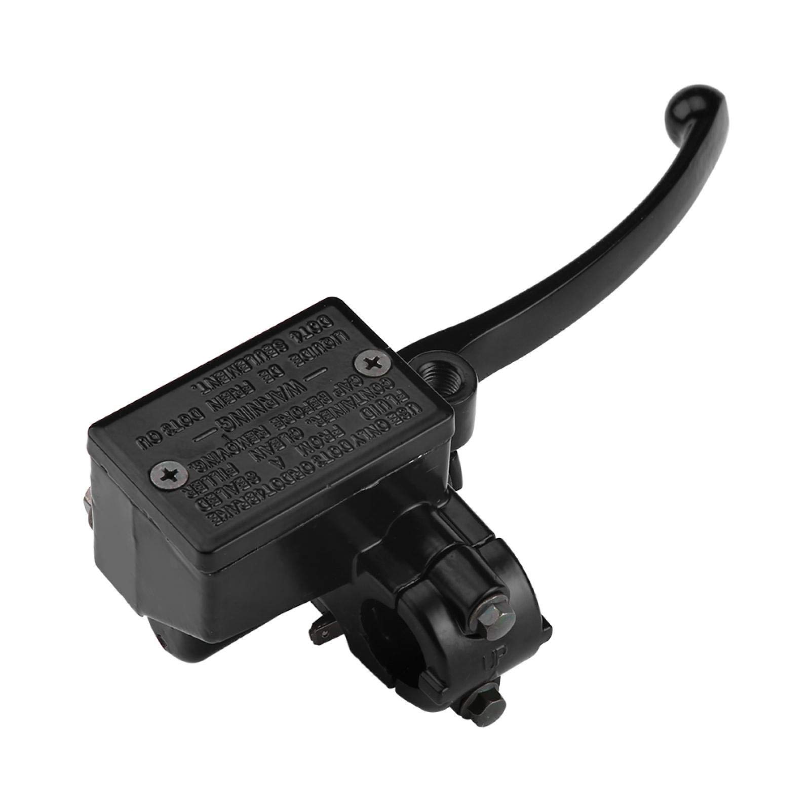 Yosoo Bremspumpe Roller Hauptbremszylinder vorne rechts 22 mm für Motorrad YFZ450 YFM (Schwarz)