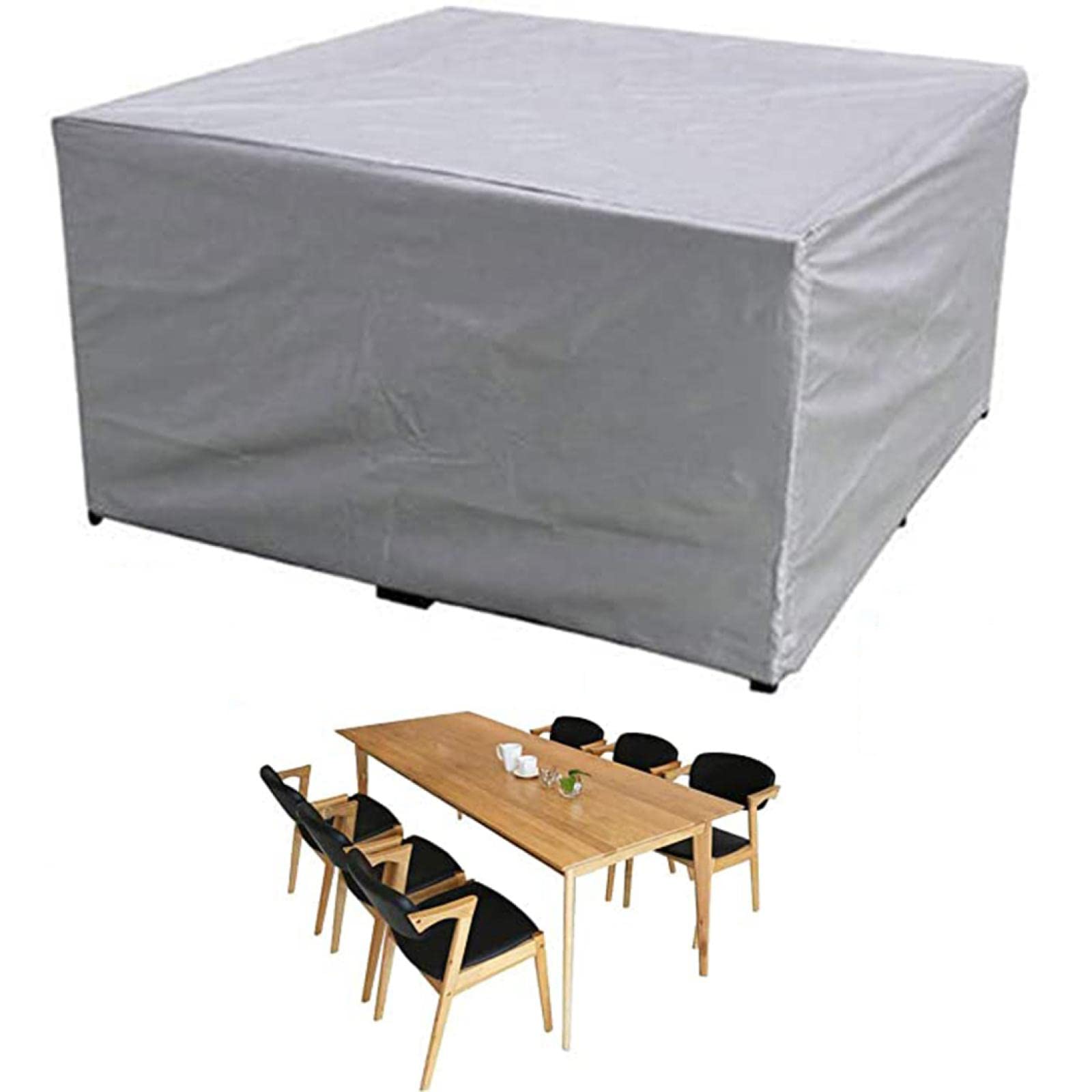 Enzeno Cube Garden Furniture Covers 150x150x74cm Garden Square Table Cover | Desertcart