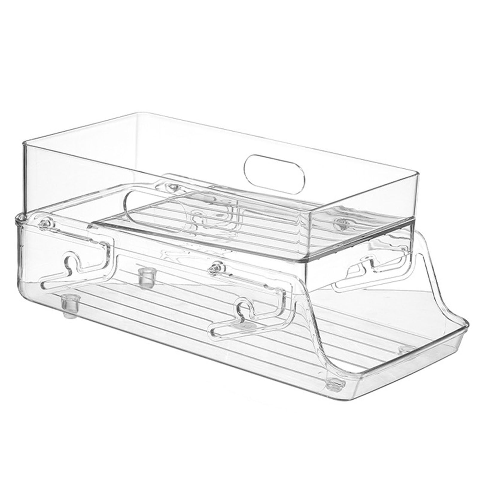 Kühlschrank Organizer Dosen Getränkedosenspender Für Kühlschrank, Automatisch Rollender Getränke-Organizer-Halter Für Kühlschrank, Faltbare Organizer-Aufbewahrung