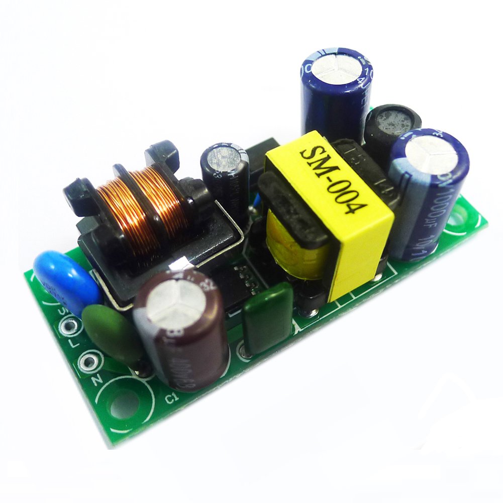 AC to DC 5W Power Converter Module 5V 1A Switching Power Supply Board AC 85-265V Variable Input with Indicator