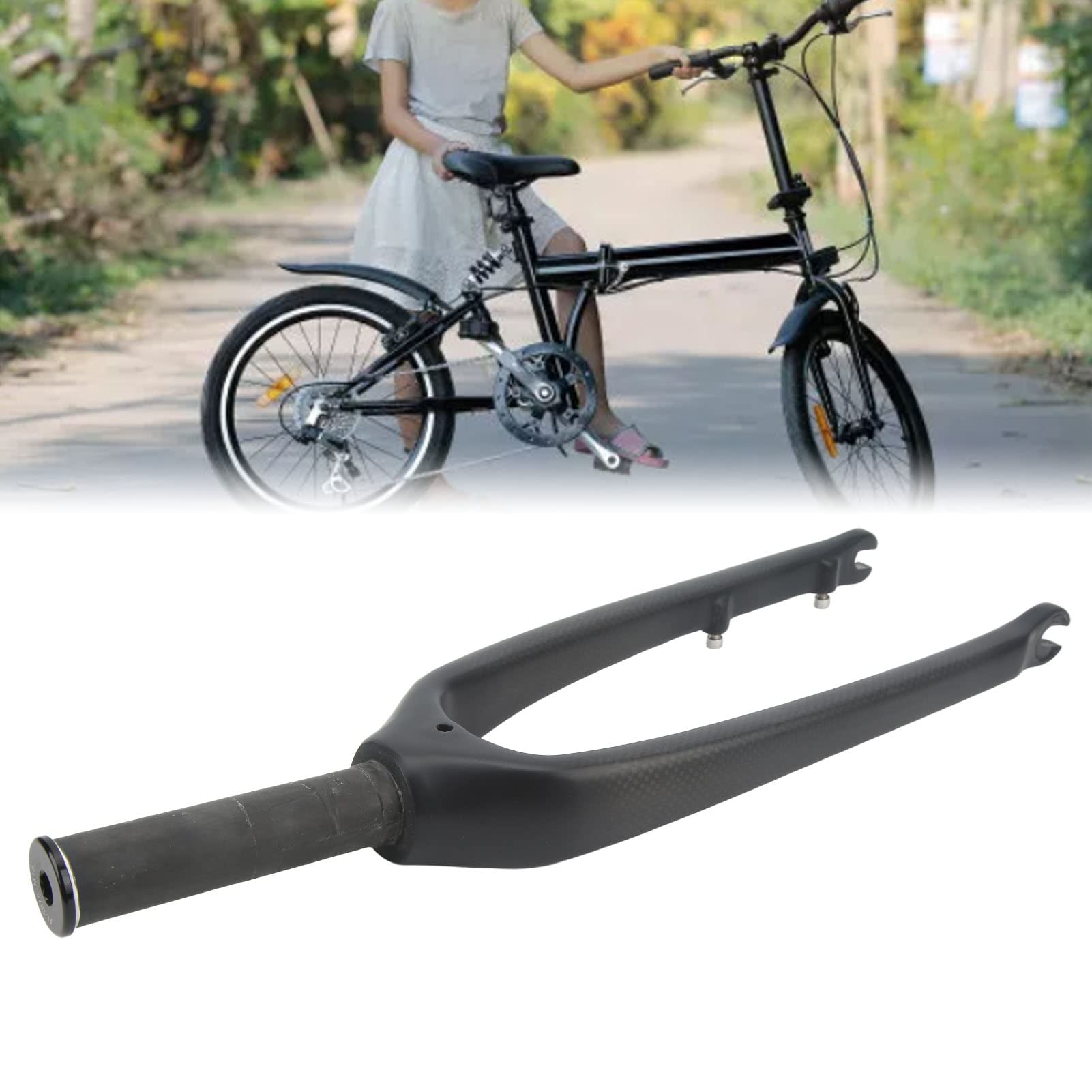 Amazon | 20 インチ MTB エアサスペンションフォーク、手動