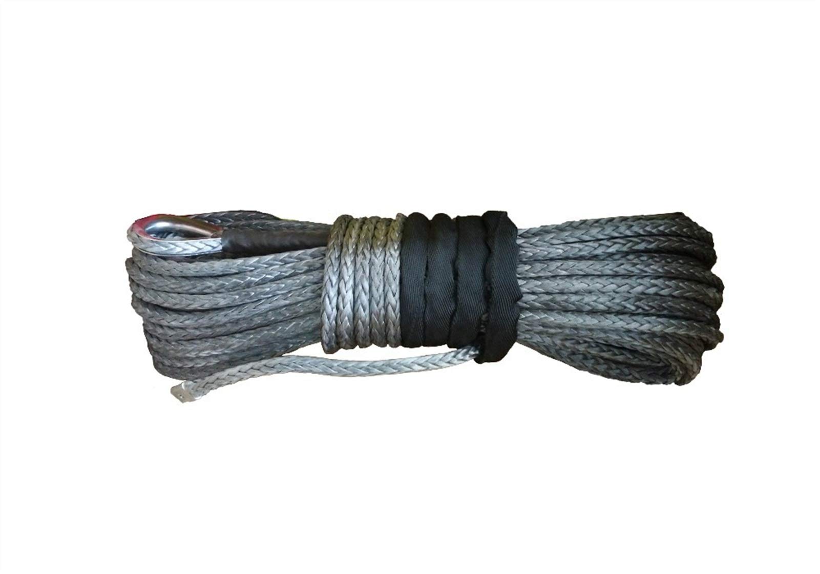 Winch Rope, 12mm X 40m Synthetic Winch Rope Cable Line for 4x4/ATV/UTV/SUV/offroad Recovery