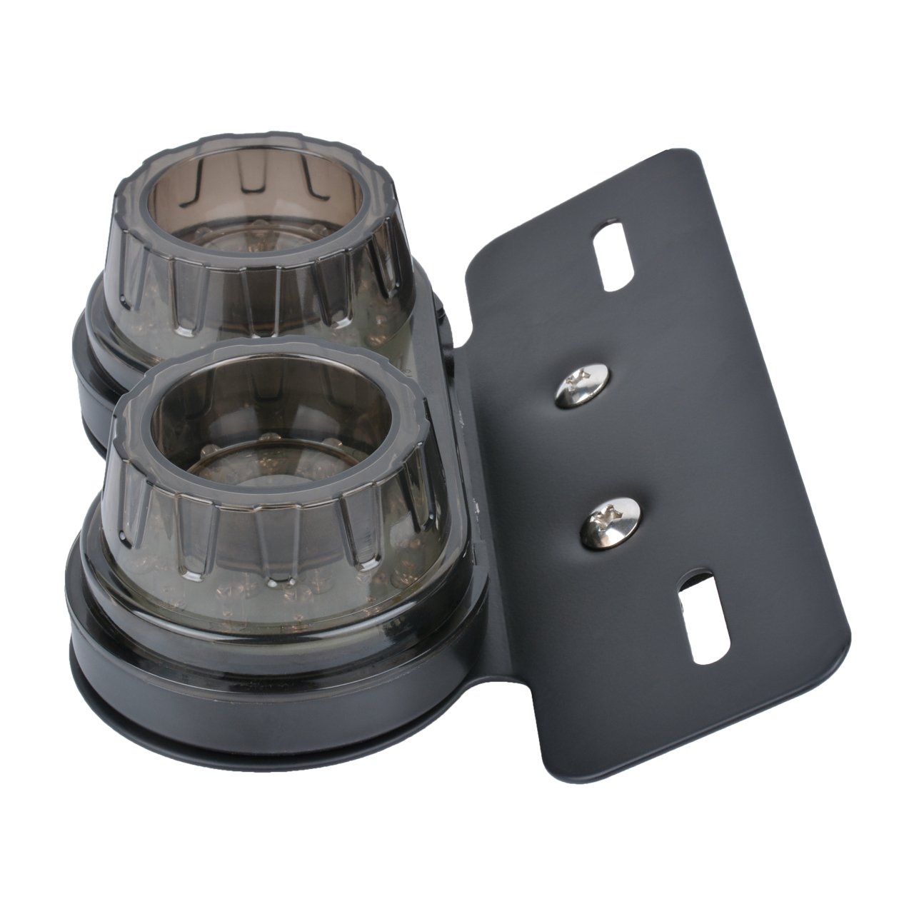 Shkalacar Feu Arrière De Frein, Feu De Course Intégré, Support De Plaque D' Immatriculation Universel Pour Motocyclette, Rouge, 12 Volts, LED, Polycarbonate