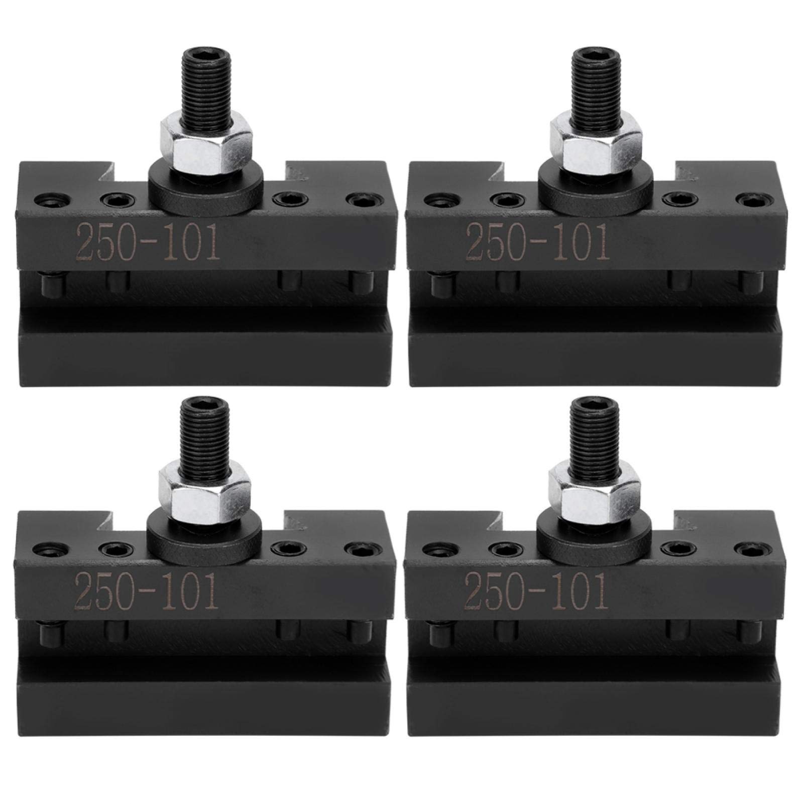 Jeanoko 4 pièces 250-101 outil d'alésage à changement rapide en acier à haute teneur en carbone outil à changement rapide post CNC accessoires d'outil de tour pour montage d'outil CNC