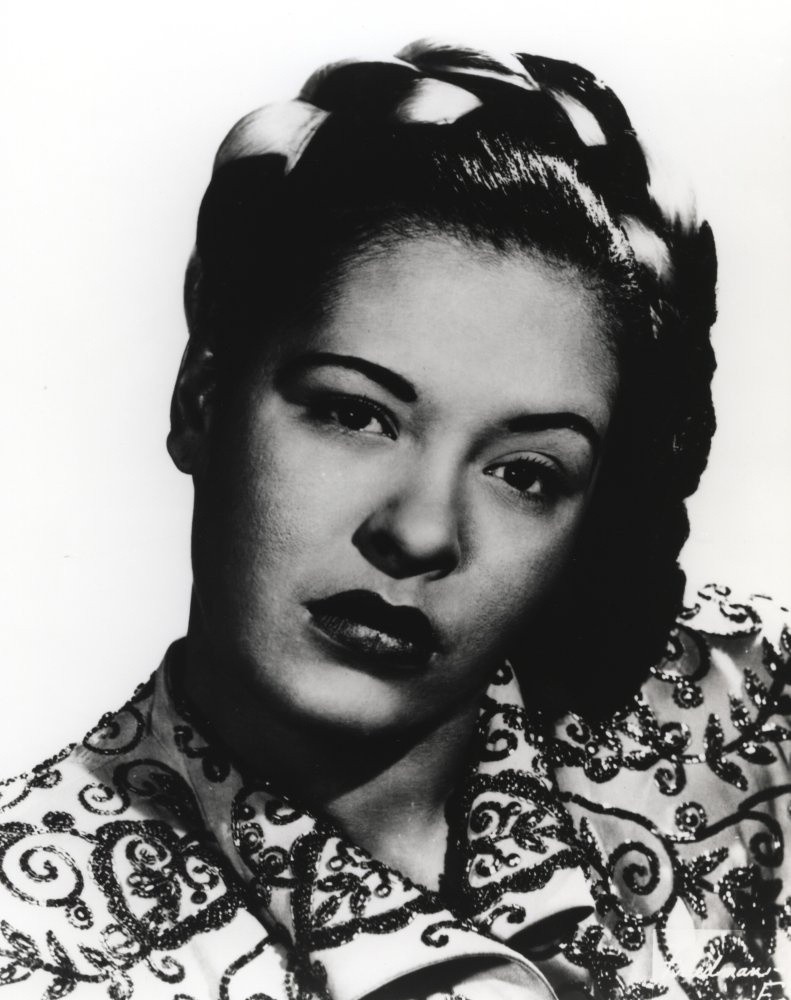 Amazon.com: Billie Holiday wearing Lace Dress Close Up Portrait with White  Background Photo Print (24 x 30): Posters & Prints