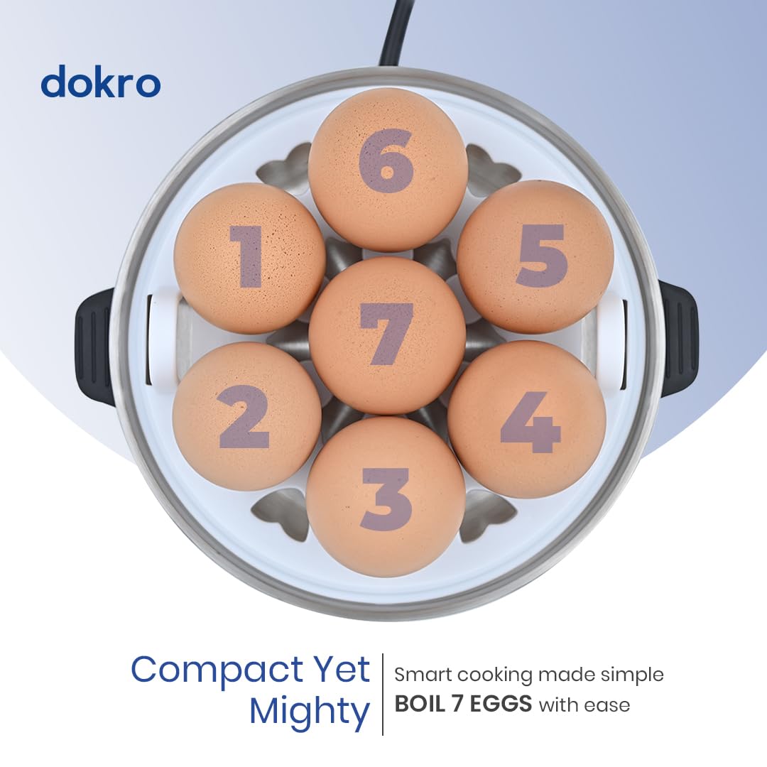 Dokro Smart Egg Boiler - Perfect Boiled Eggs in Minutes -3 Dokro Smart Egg Boiler - Perfect Boiled Eggs in Minutes -3