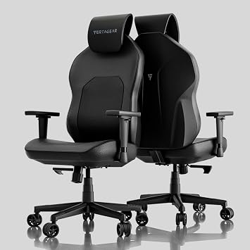 VERTAGEAR SL1800 Black Ergonomic Features Gaming/Office Chair