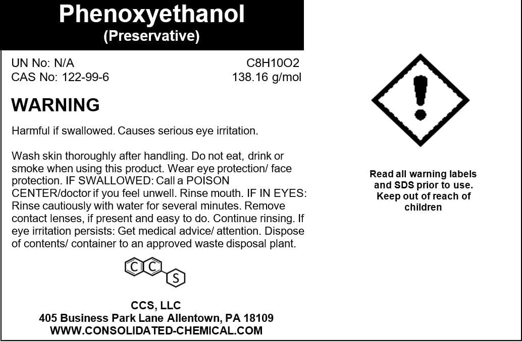 Phenoxyethanol 99% Pure - Premium-Quality Industrial and Laboratory Grade (1 Gallon (128 Fl Oz))