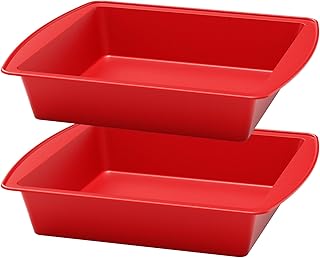 saphe 8 inch Silicone Square Cake