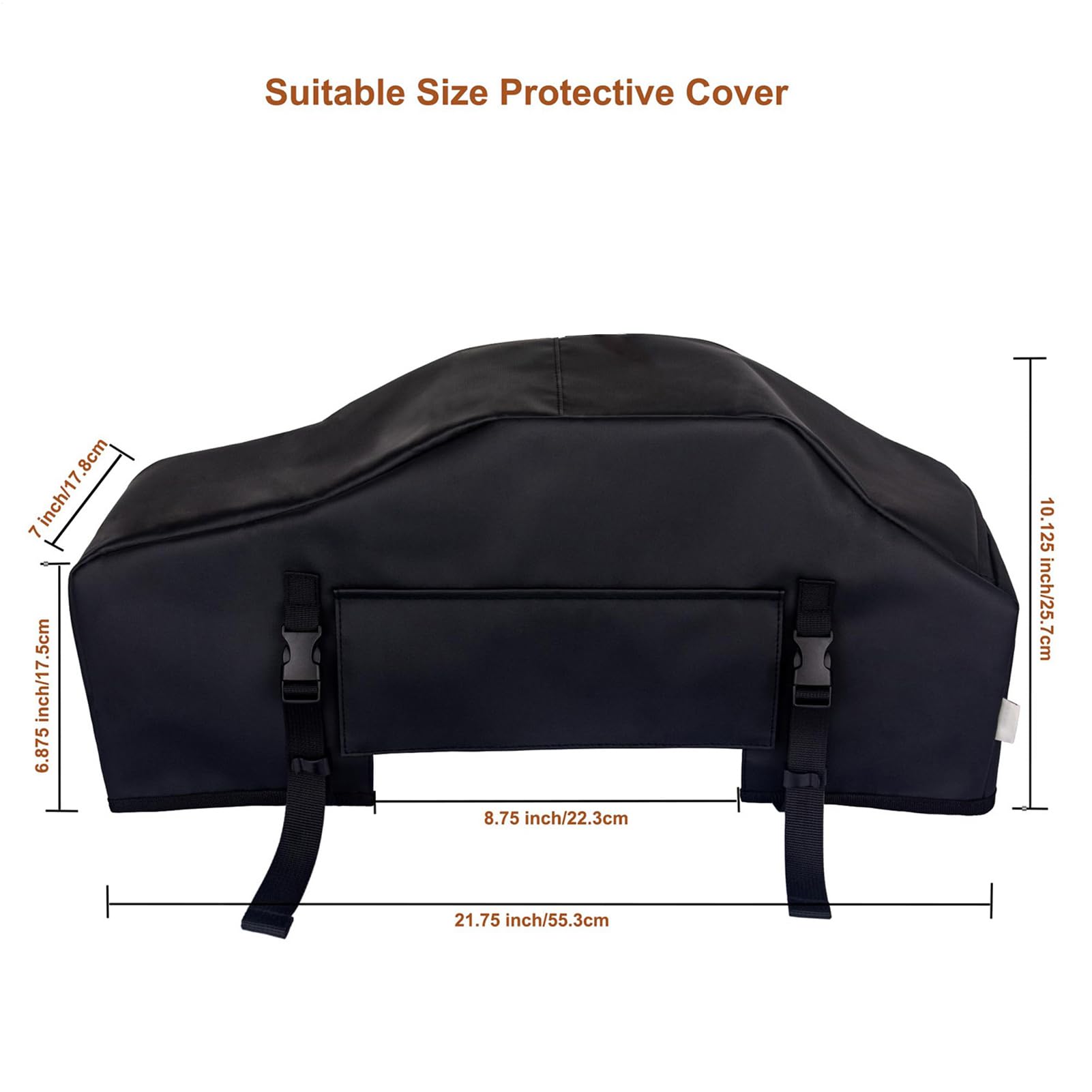 Housse de protection anti-UV imperméable pour treuil, 55 x 26 cm, accessoire de protection imperméable pour treuil extérieur, rangement intérieur, camping, voyage, protection d'équipement d'aventure