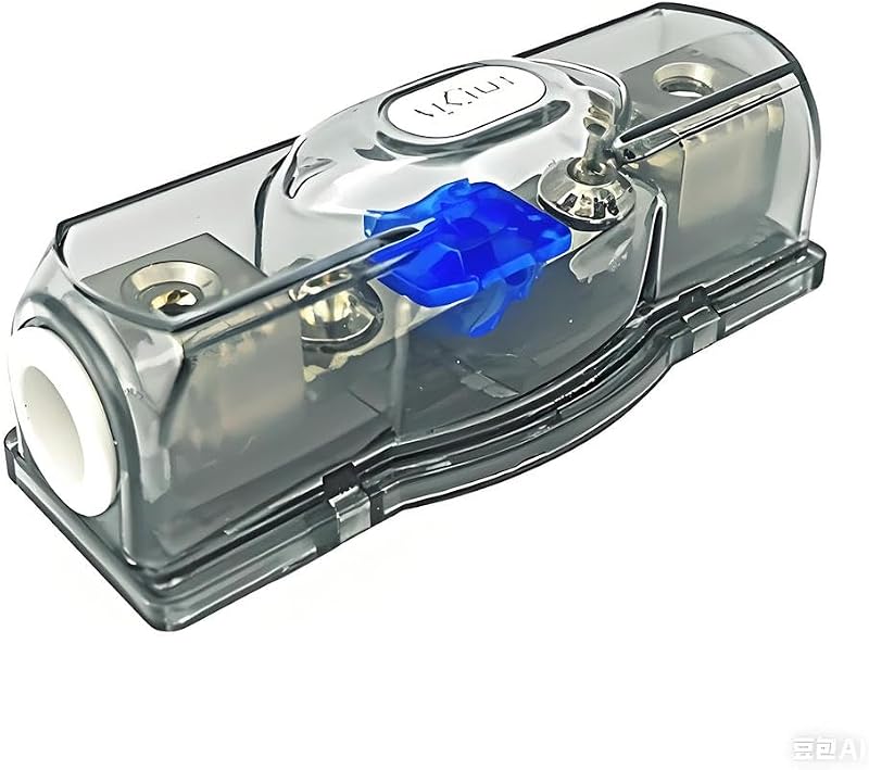 Porta-fusível em linha AgClover AFS-07N MANL Nickel 80 A para cabos 4/8 AWG – 1 unidade