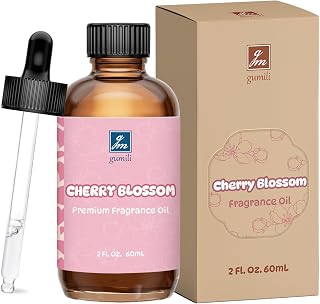 Cherry Blossom Fragrance Oil 2 Oz, Natural Scent Oil for Home Essential Oils Diffuser, Candle Making, Soap Making, DIY Body Oils, Perfume, Body Mist, Spray - Hotel Scent