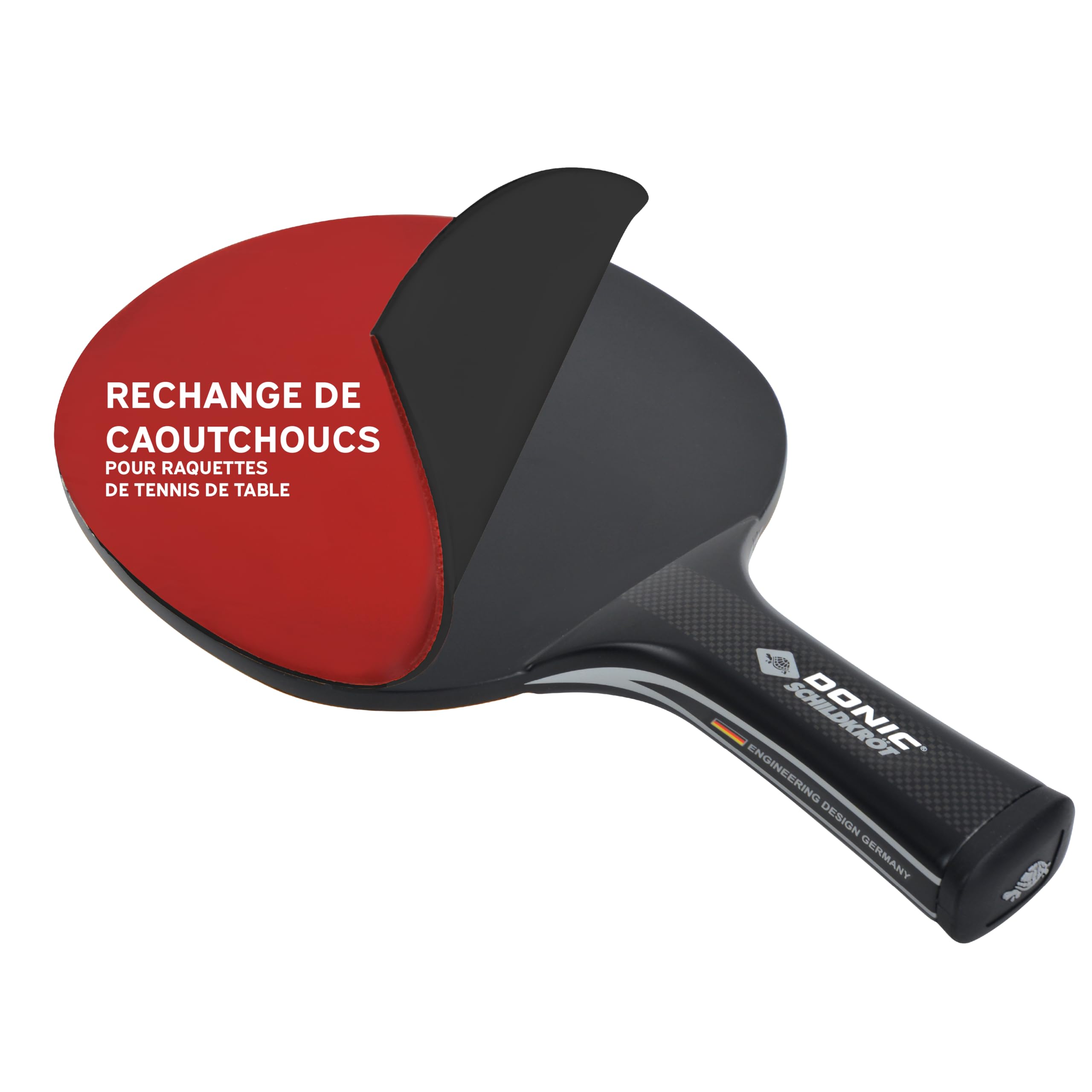 Donic-Schildkröt Revêtement de Remplacement QRC pour Raquettes de Tennis de Table ITTF