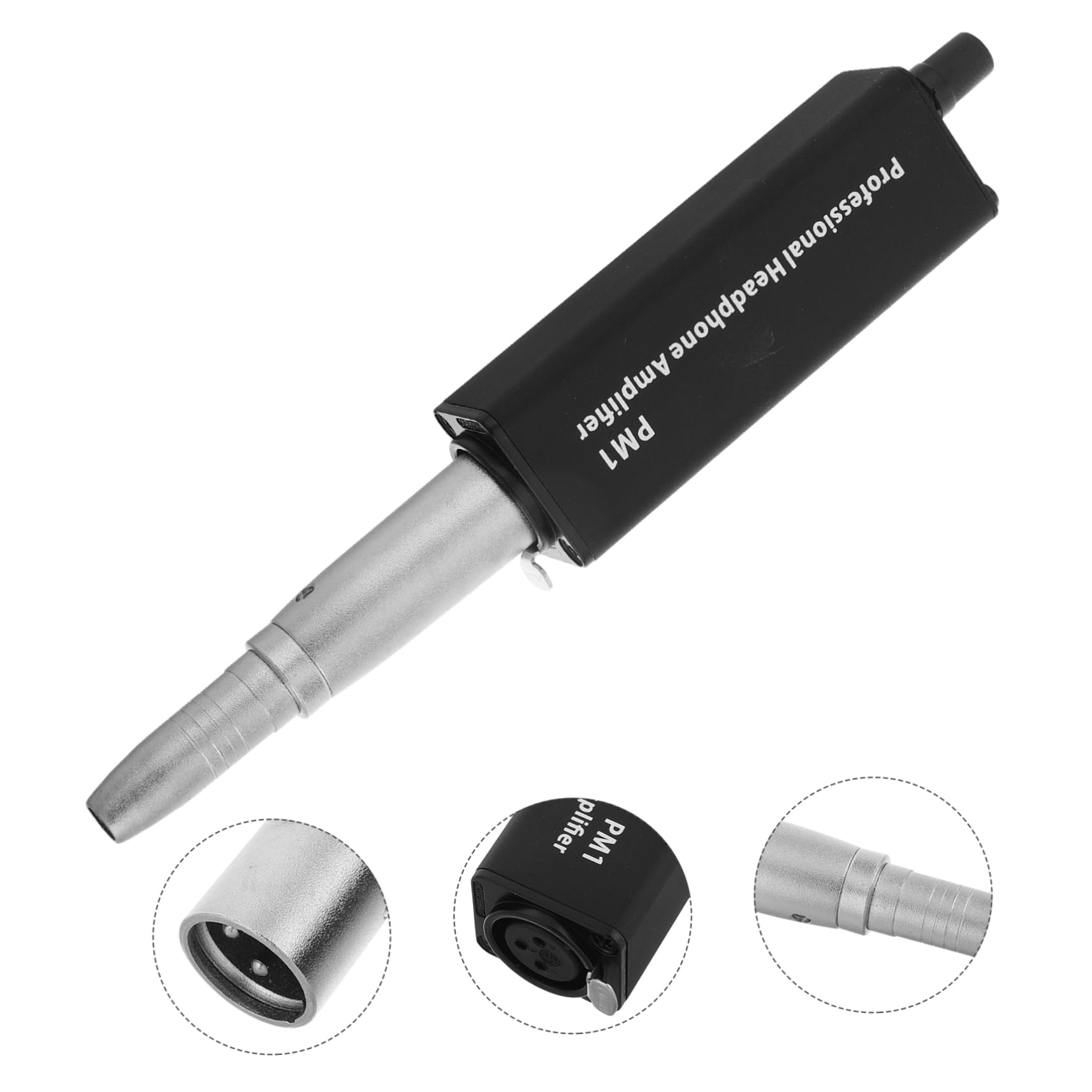 NUOBESTY Amplificador De Volumen Portátil Miniauriculares Sonido Compatible Interruptor Ganancia Estéreo y Portátil