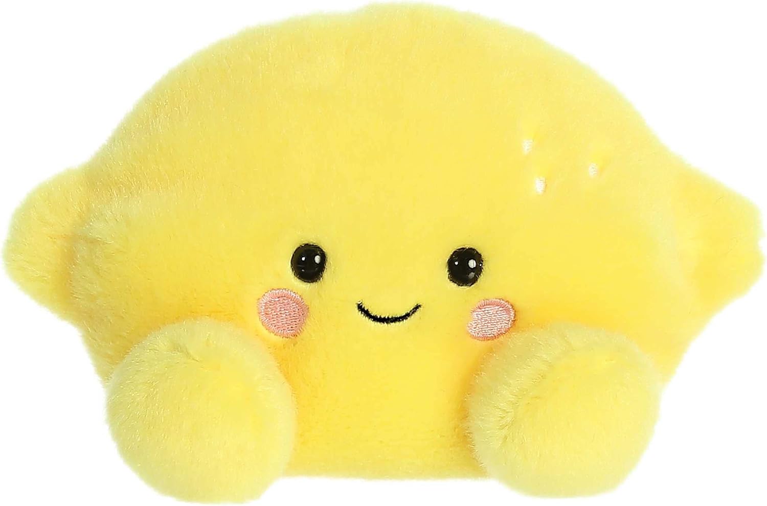 Aurora® Adorable Palm Pals™ Yuzu Lemon™ Stuffed Animal - Fun Collectible Plush for Kids and Adult Collectors - Perfect for Decorating Rooms and Birthday Gifts - Yellow 6 Inches