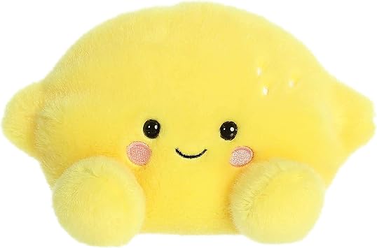 Aurora® Adorable Palm Pals™ Yuzu Lemon™ Stuffed Animal - Fun Collectible Plush for Kids and Adult Collectors - Perfect for Decorating Rooms and Birthday Gifts - Yellow 6 Inches