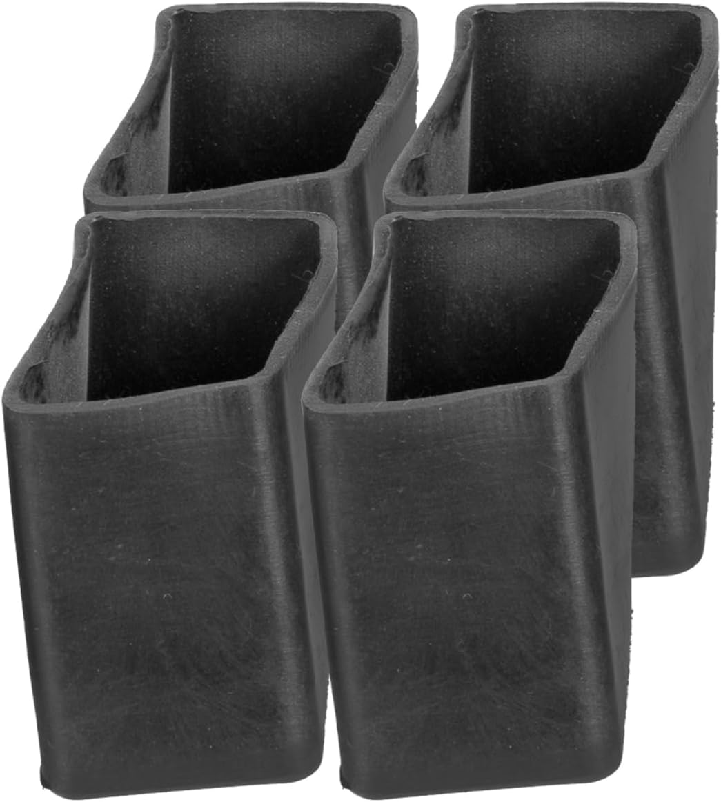 ARTIBETTER 4-Pack Ladder Foot Covers Anti-Slip Foot Pads for Step Ladder Legs Floor Protector Rubber Caps for Tiles Carpets and Wood 1.57 X 1.37 X 0.98 in