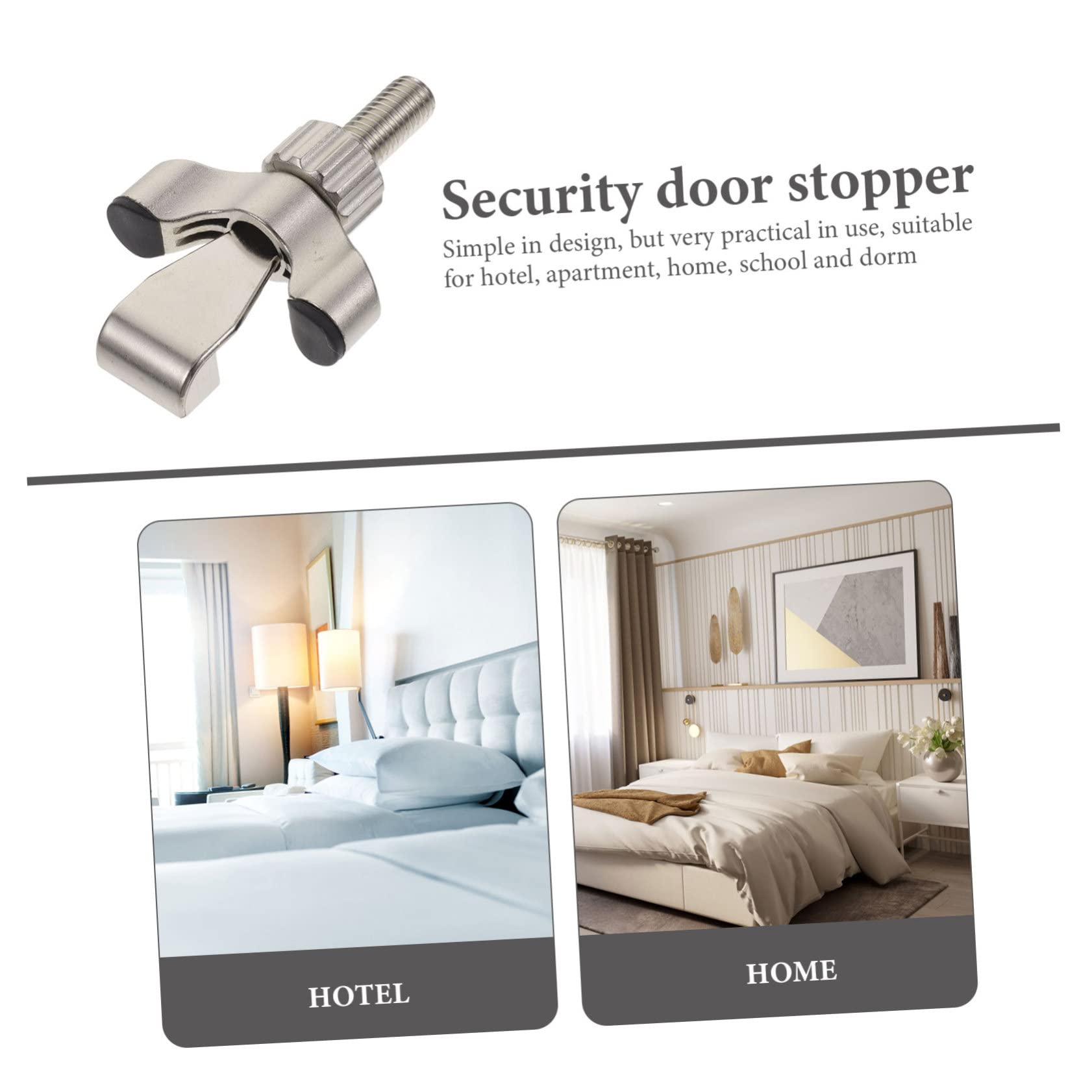 UKCOCO Serrure De Porte Portable Sécurisée Pour Voyage Verrou Anti- Pour Pratique Et Pour Maison Et Dortoirs