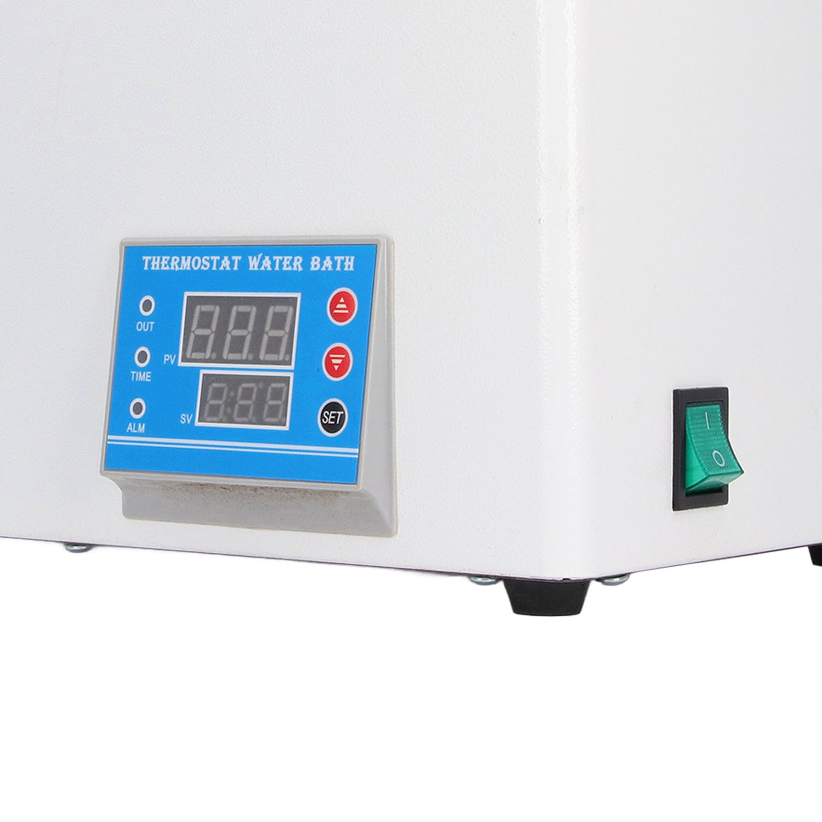 Baño María Termostático, Calentador de Agua Digital para Evitar Derrames, Alta Precisión, Fácil de Limpiar, Alta Sensibilidad con 2 Aberturas para Laboratorio (Enchufe europeo