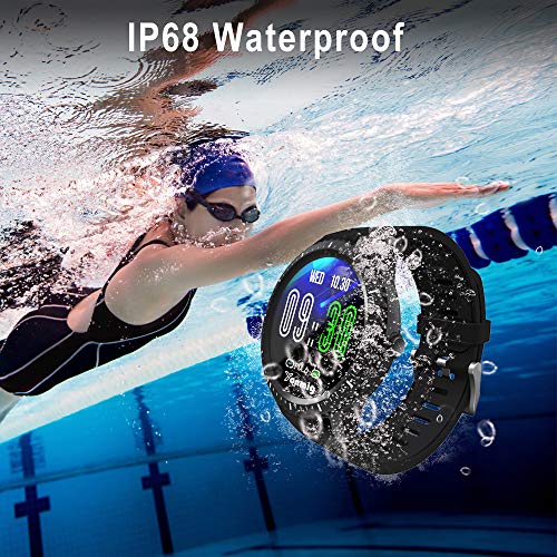 Reloj Inteligente, YONMIG Smartwatch con Pulsómetro, Monitor de ...