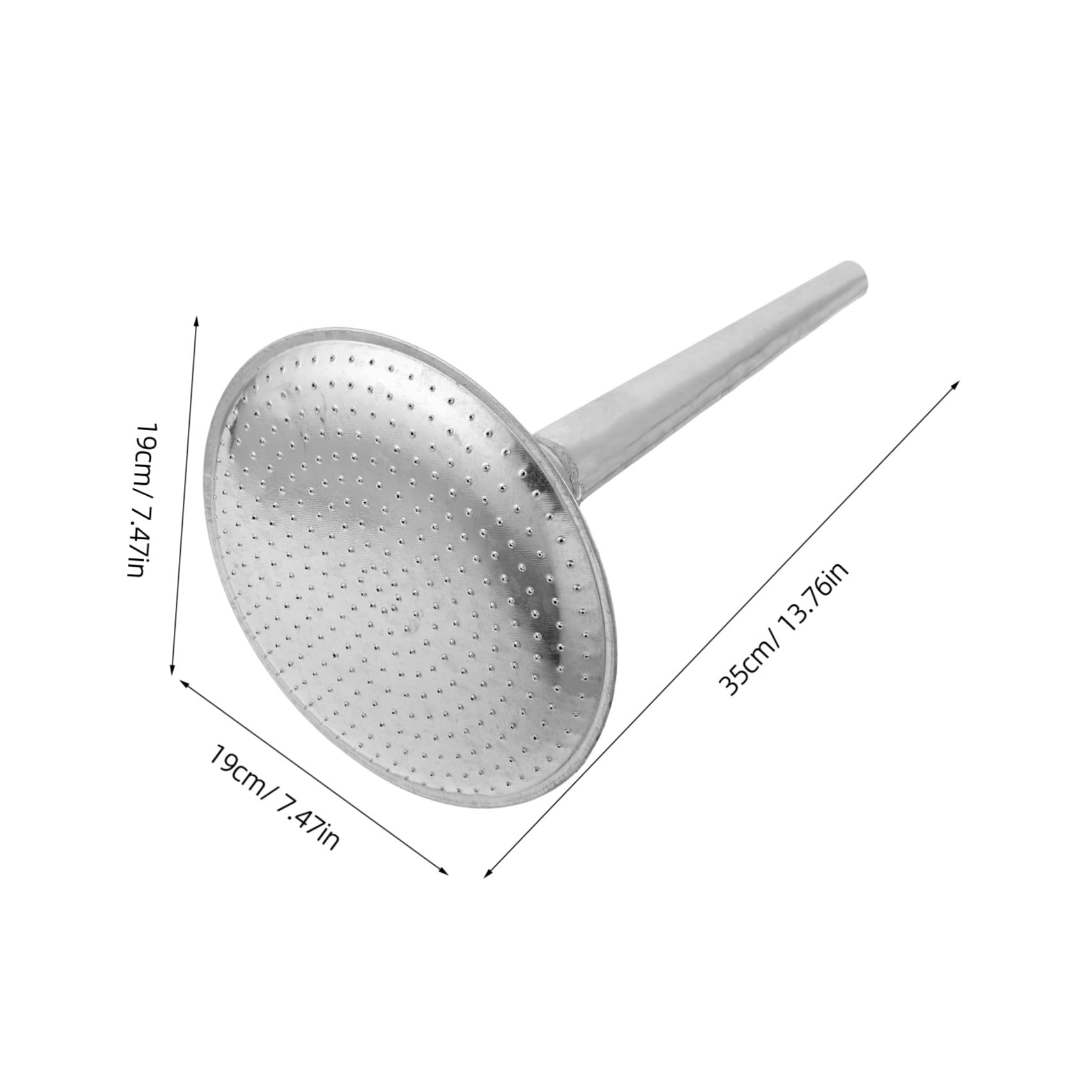 Ugello per Irrigazione da Giardino in Acciaio Inox Argento | Distribuzione Uniforme Dell'acqua, Struttura Rinforzata, per Aiuole e Piante in Esterno o Casa