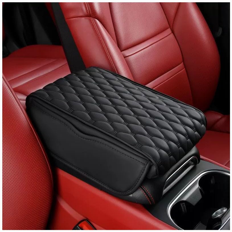 Funda Para Reposabrazos De Coche Accesorios para Jeep Wrangler JK(2007 2017) Coche Center Console Mat Funda de Apoyabrazos Consola Central Coche Cojín De Reposabrazos Central